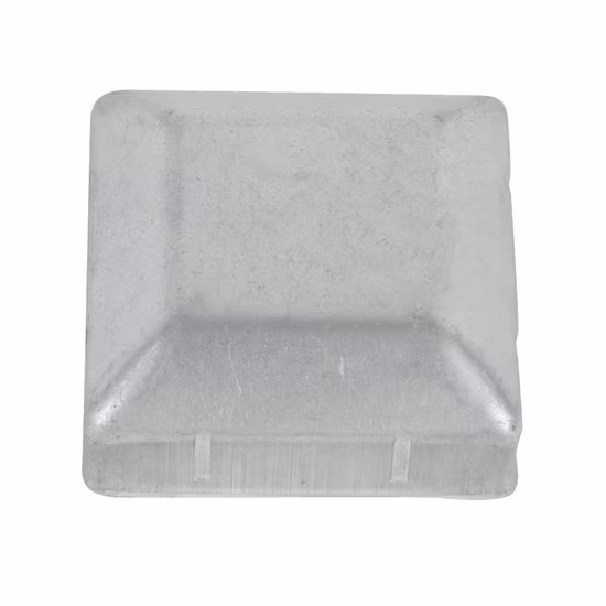 Wholesale High Quality Customized Decorative Square Metal Fence Post Top Caps