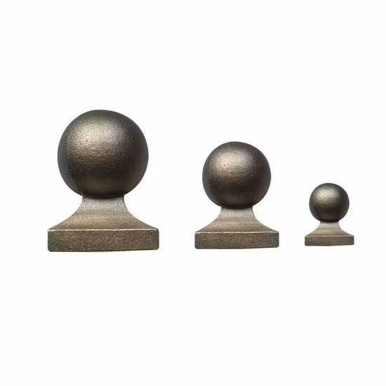 Wholesale High Quality Customized Decorative Square Metal Fence Post Top Caps