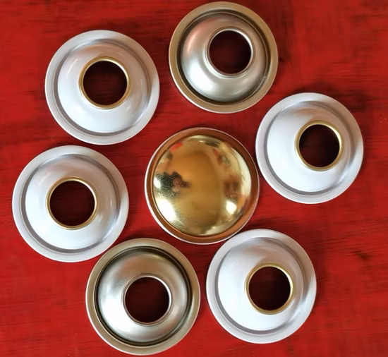 Компоненты аэрозольного баллончика Конус и купол/верх и низ для баллончика с инсектицидами, газового баллончика, баллончика с фомой